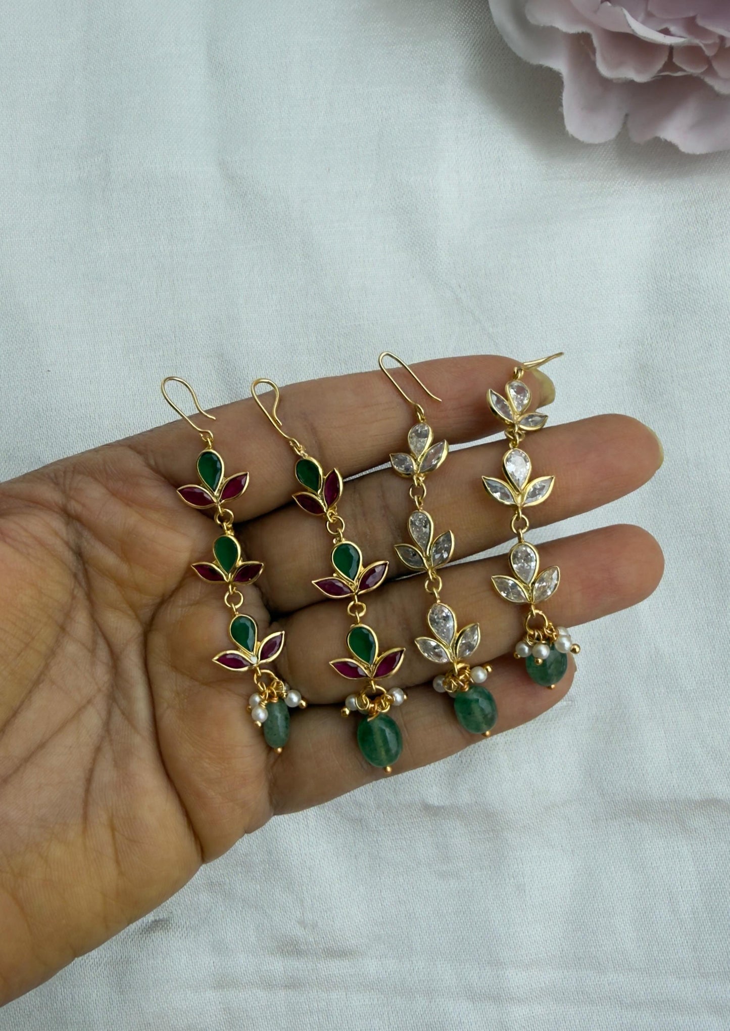Simple three layered uncut diamond super lightweight hooks