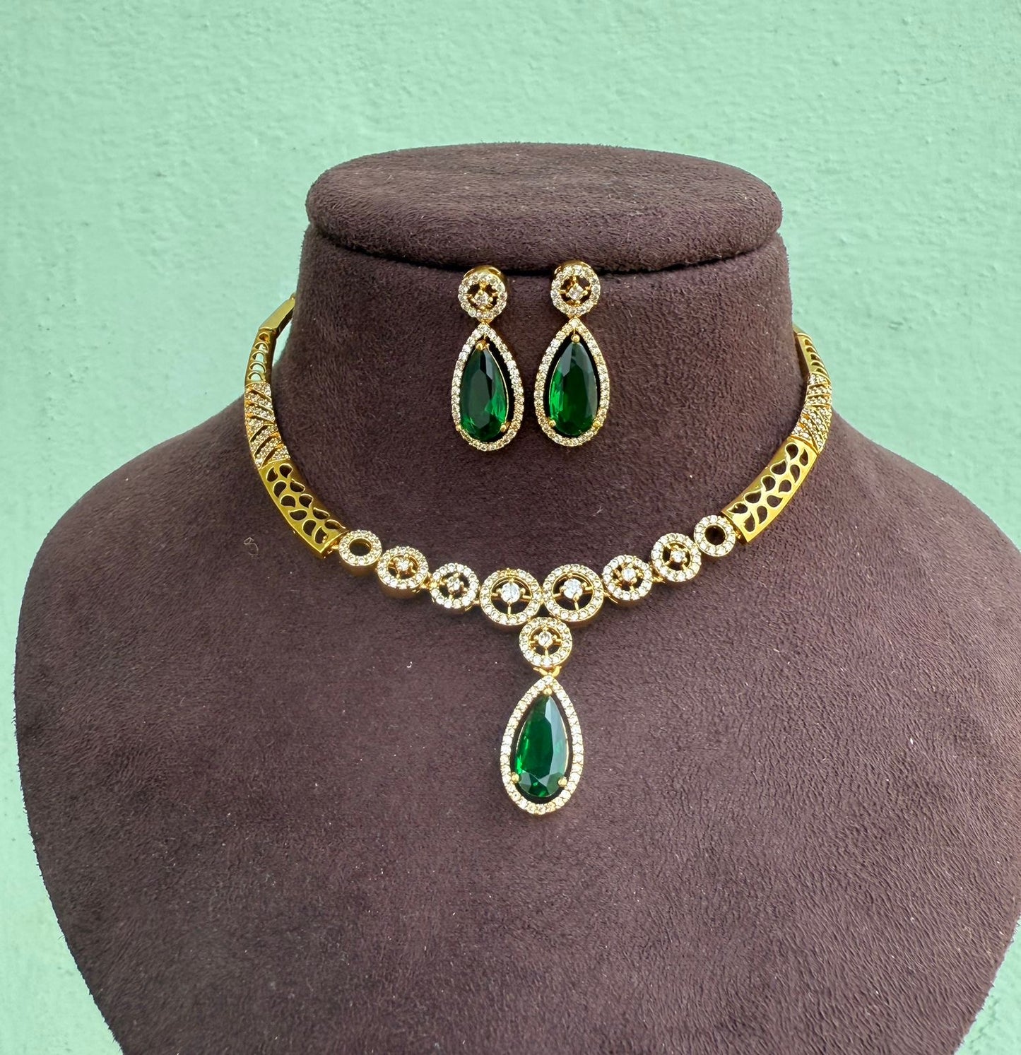 Affordable kante style drop necklace