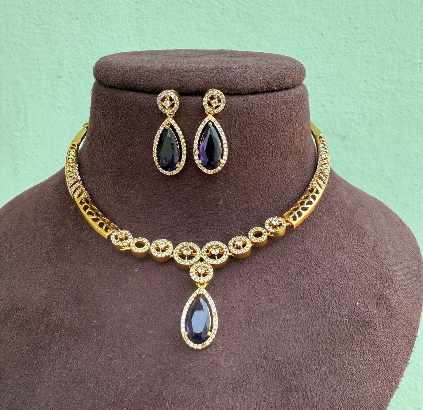 Affordable kante style drop necklace