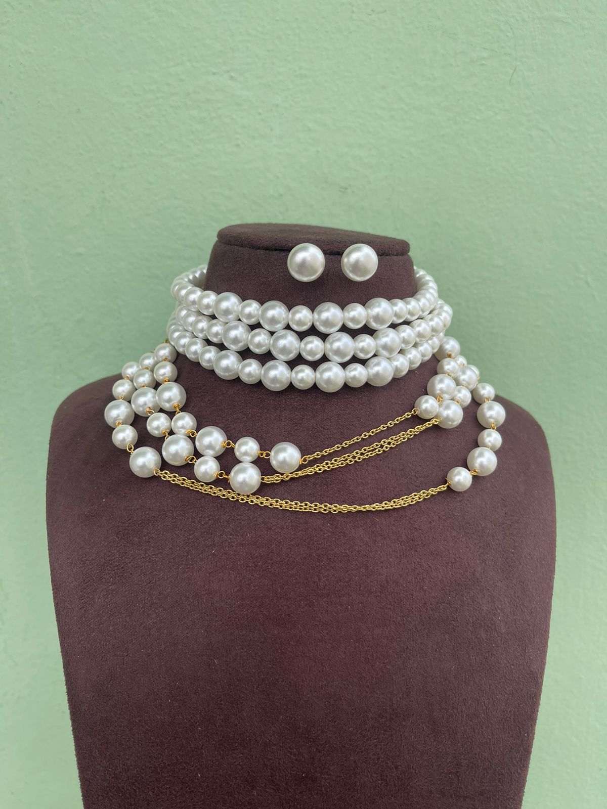 Deepika padukone inspired pearl choker - Alluring Accessories