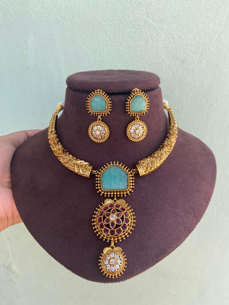 Pastel kante necklace