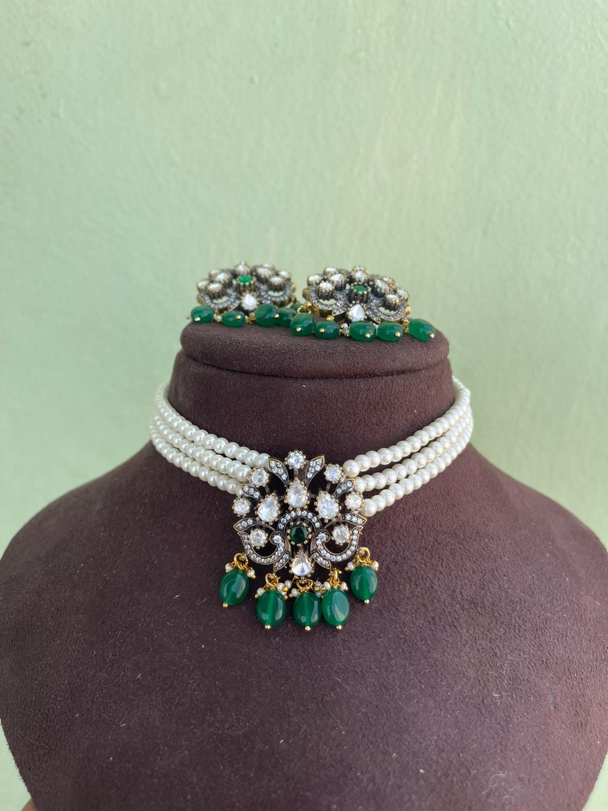 Mrunal thakur inspired moissanite choker - Alluring Accessories