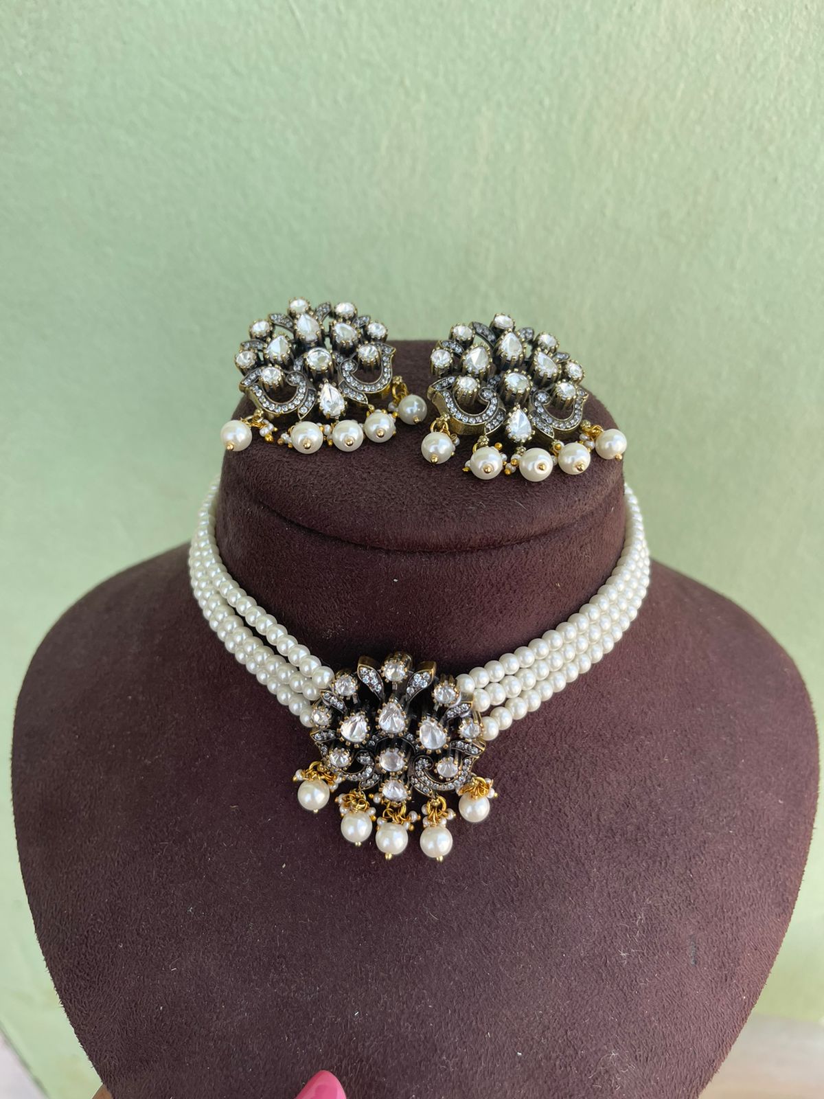Mrunal thakur inspired moissanite choker - Alluring Accessories