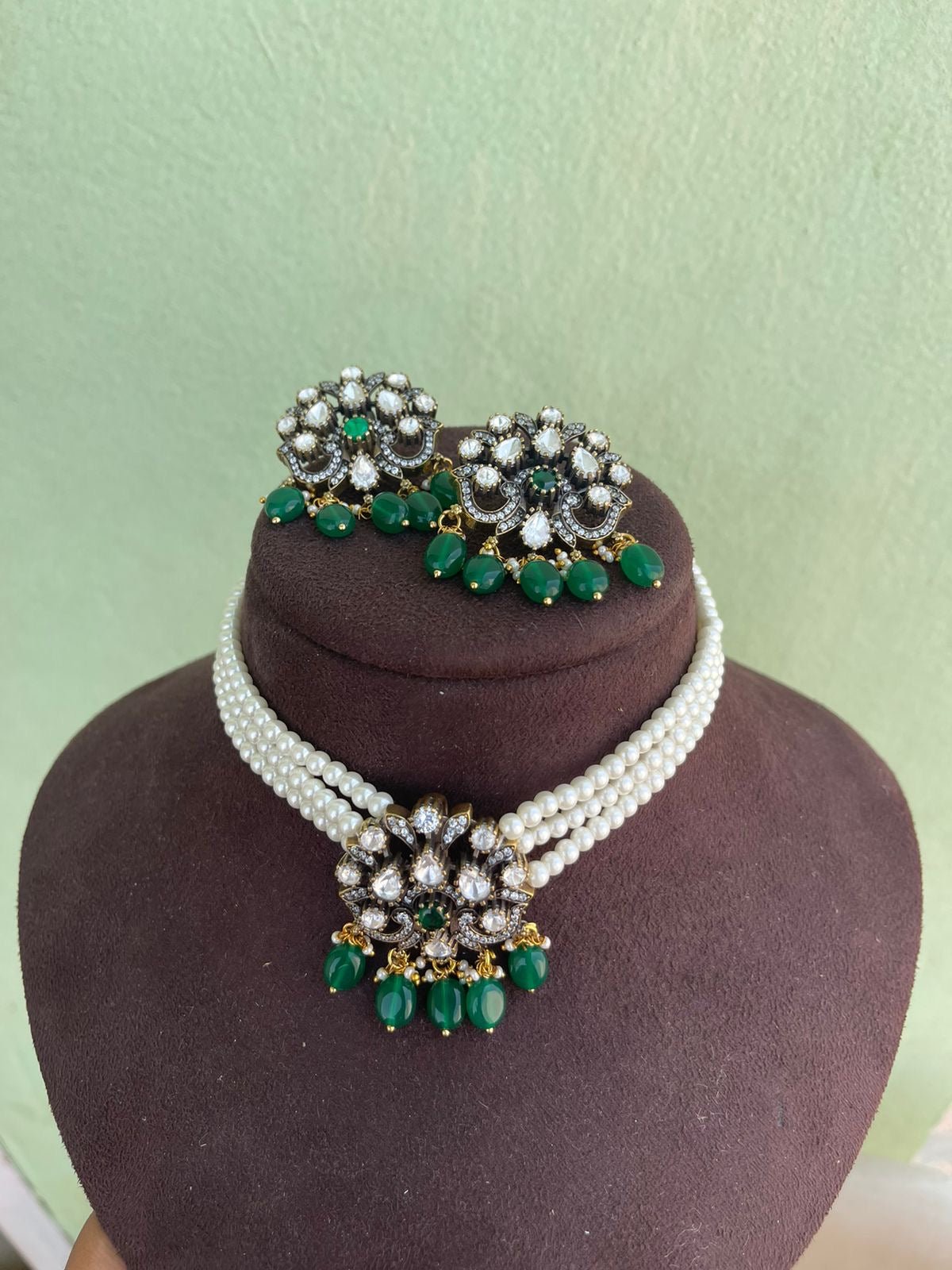 Mrunal thakur inspired moissanite choker - Alluring Accessories