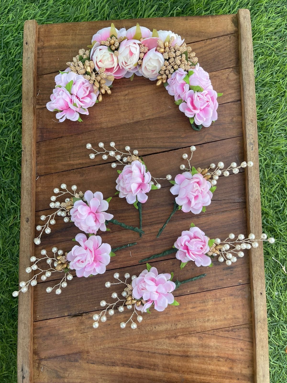 Pink Veni combo 3 - Alluring Accessories