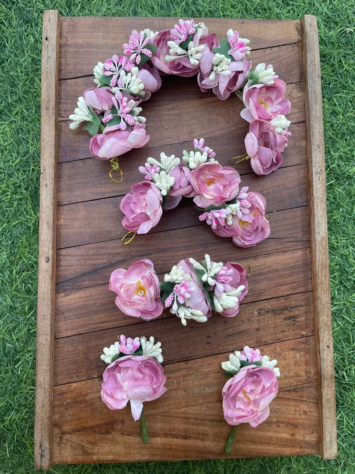 Rose pink full Veni combo - Alluring Accessories