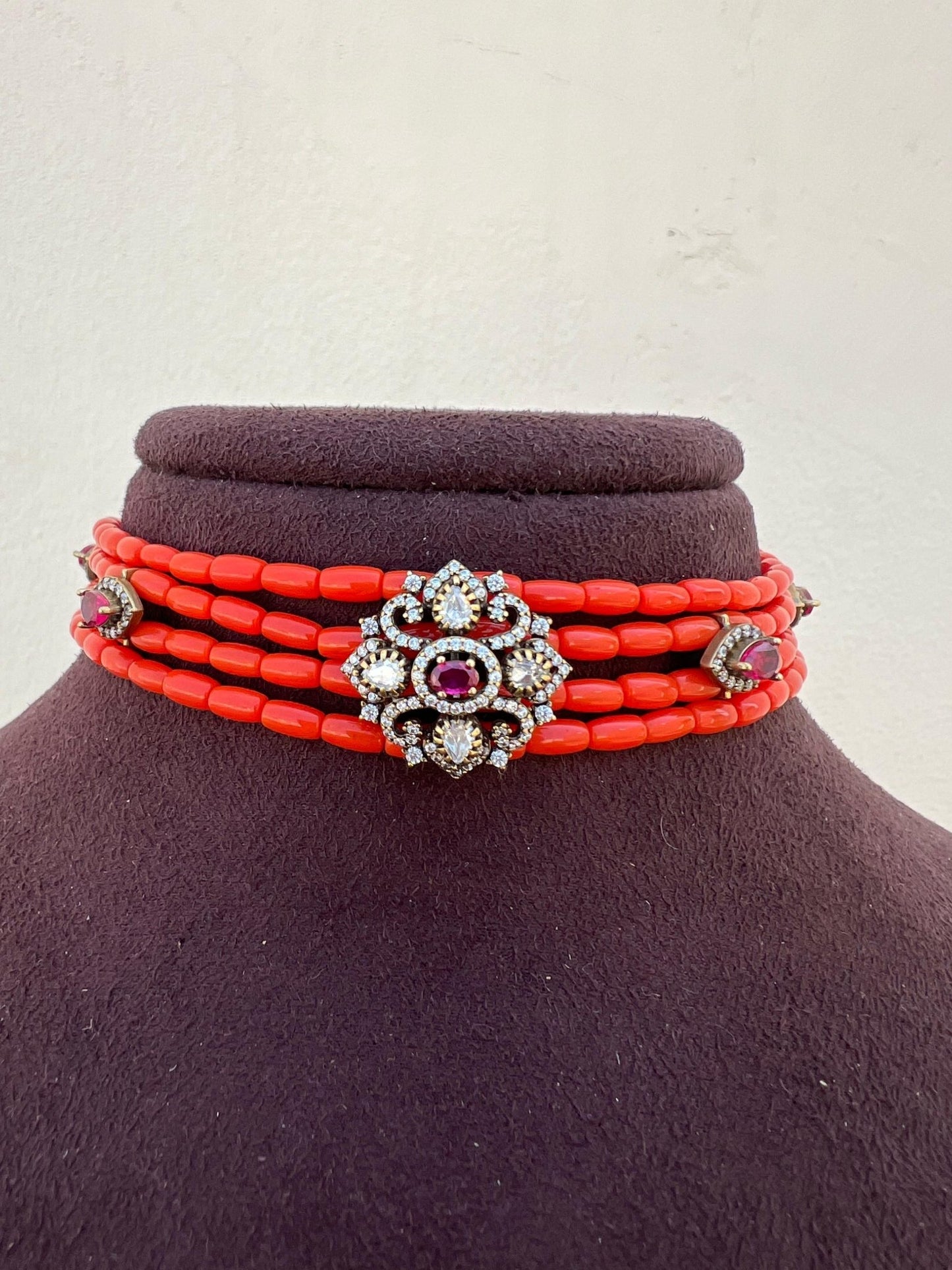 Stylish Affordable moissanite victorian choker design2 - Alluring Accessories