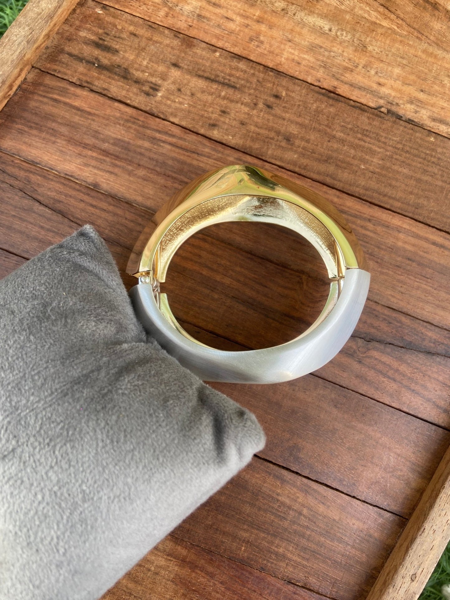 Stylish assymetric two shaded bracelet - Alluring Accessories