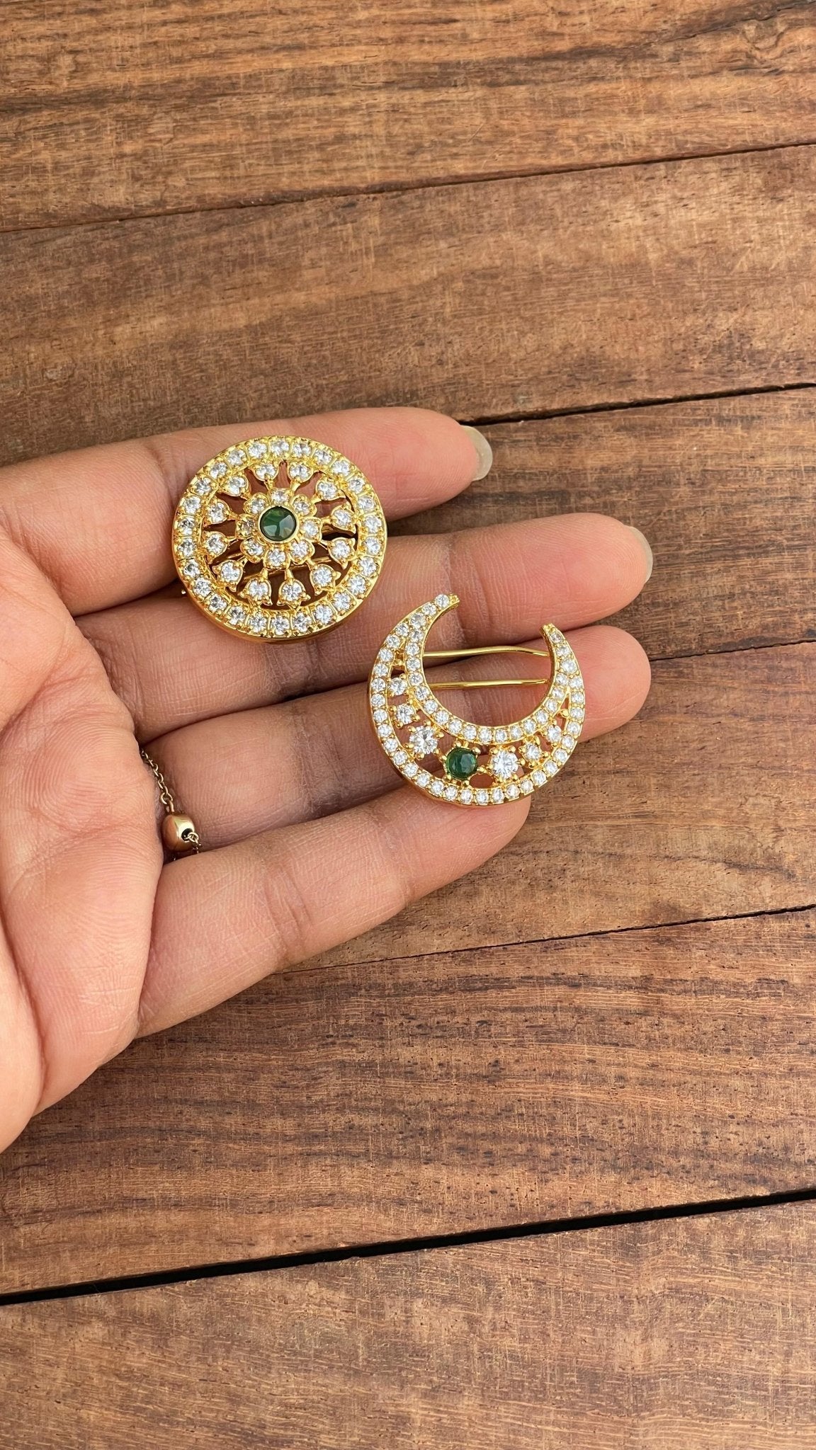 Sun moon hair accessory - Alluring Accessories