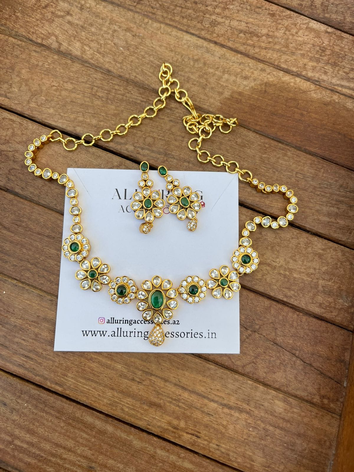 999 affordable uncut diamond necklace - Alluring Accessories