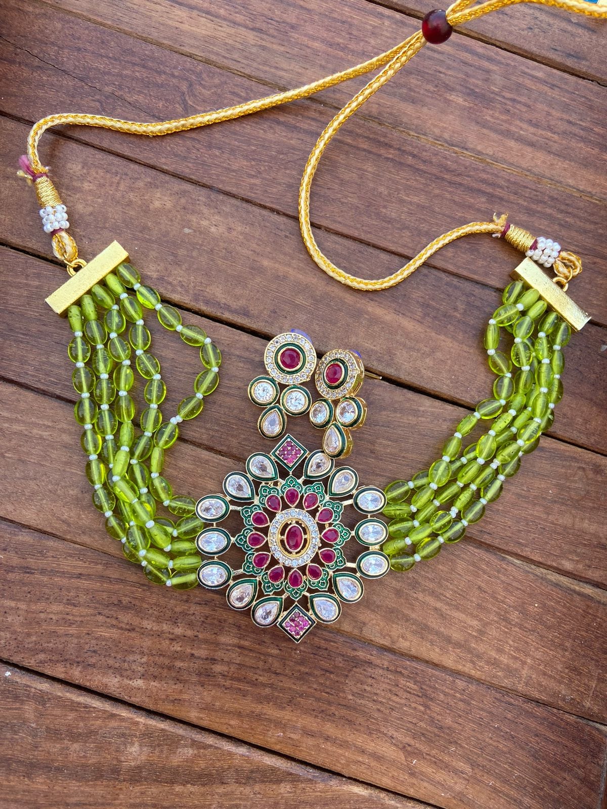 999 monalisa beads choker - Alluring Accessories