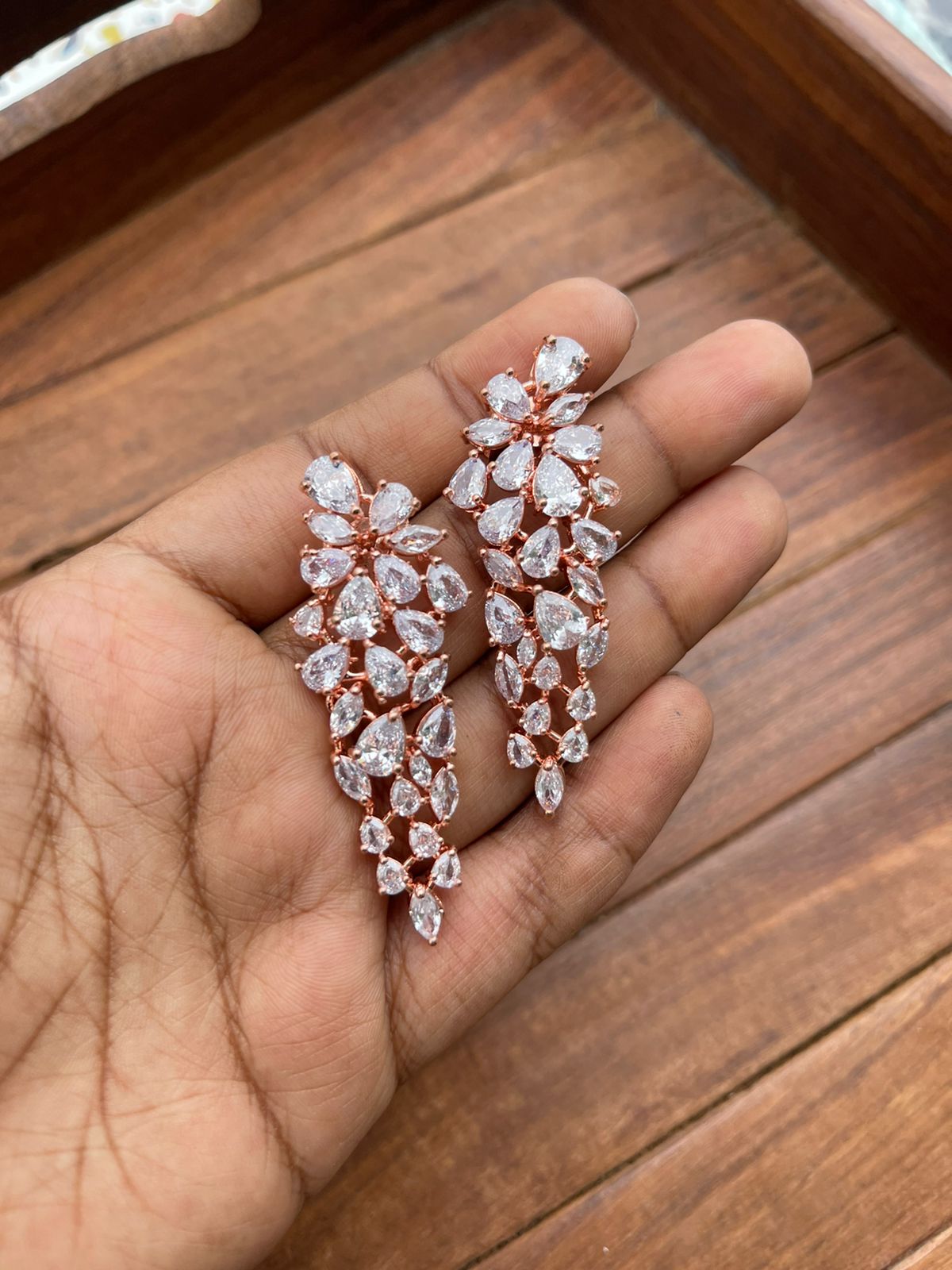 999 zircon earrings - Alluring Accessories