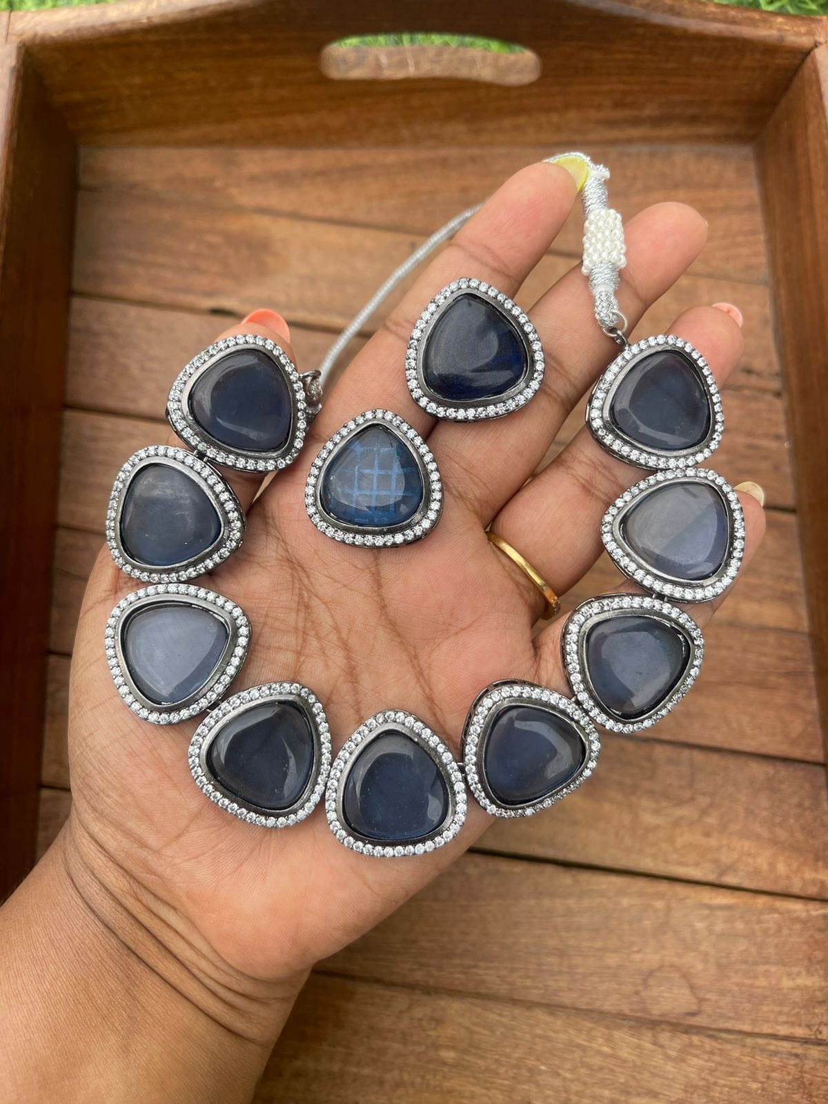 Clearance sale real kundan necklace - Alluring Accessories