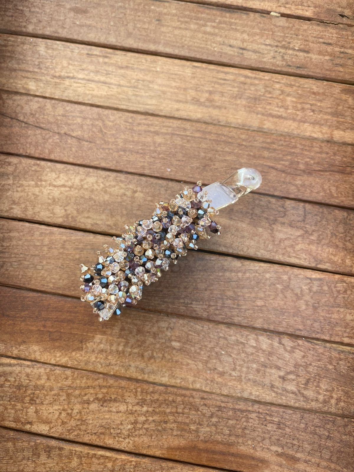 Full of crystal partwear banana clip - Alluring Accessories