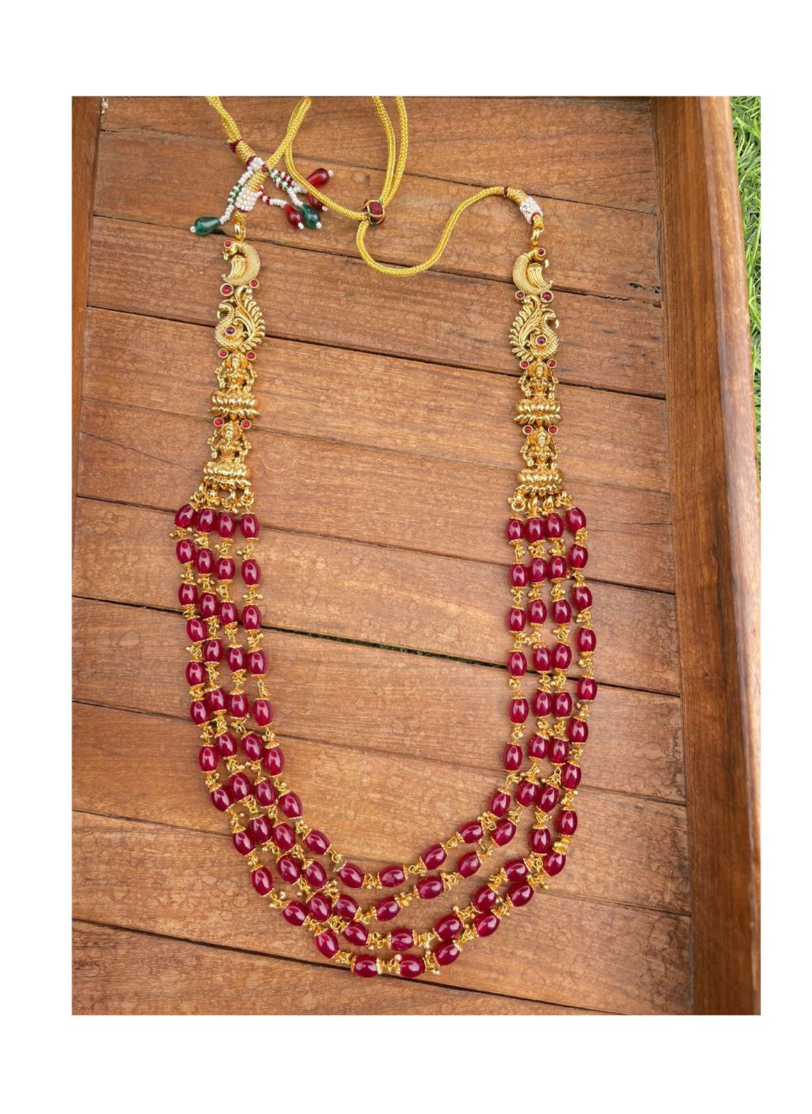 Lakshmi peacock four layered mala - Alluring Accessories