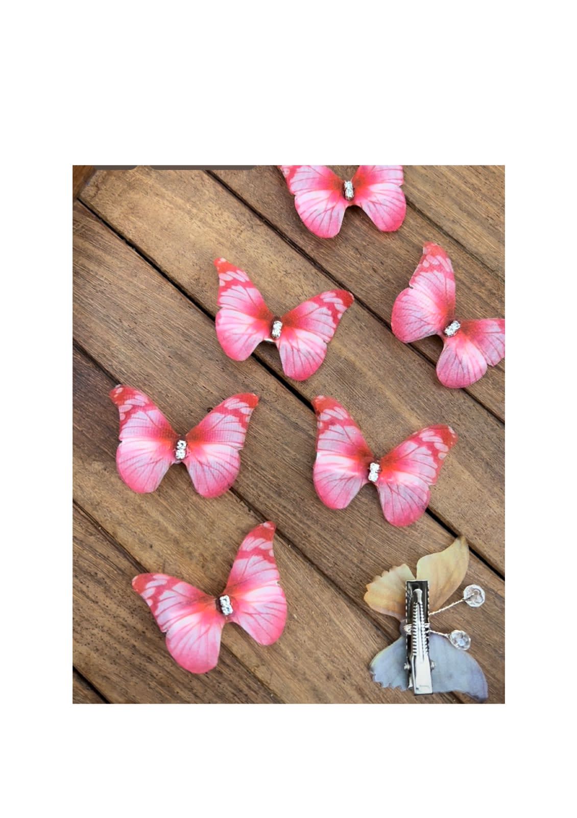 Pack of 6 butterfly hair accessory