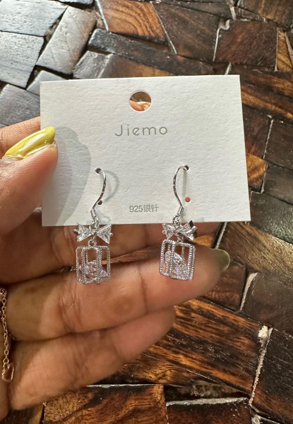 Sterling silver stylish bow gift hooks - Alluring Accessories