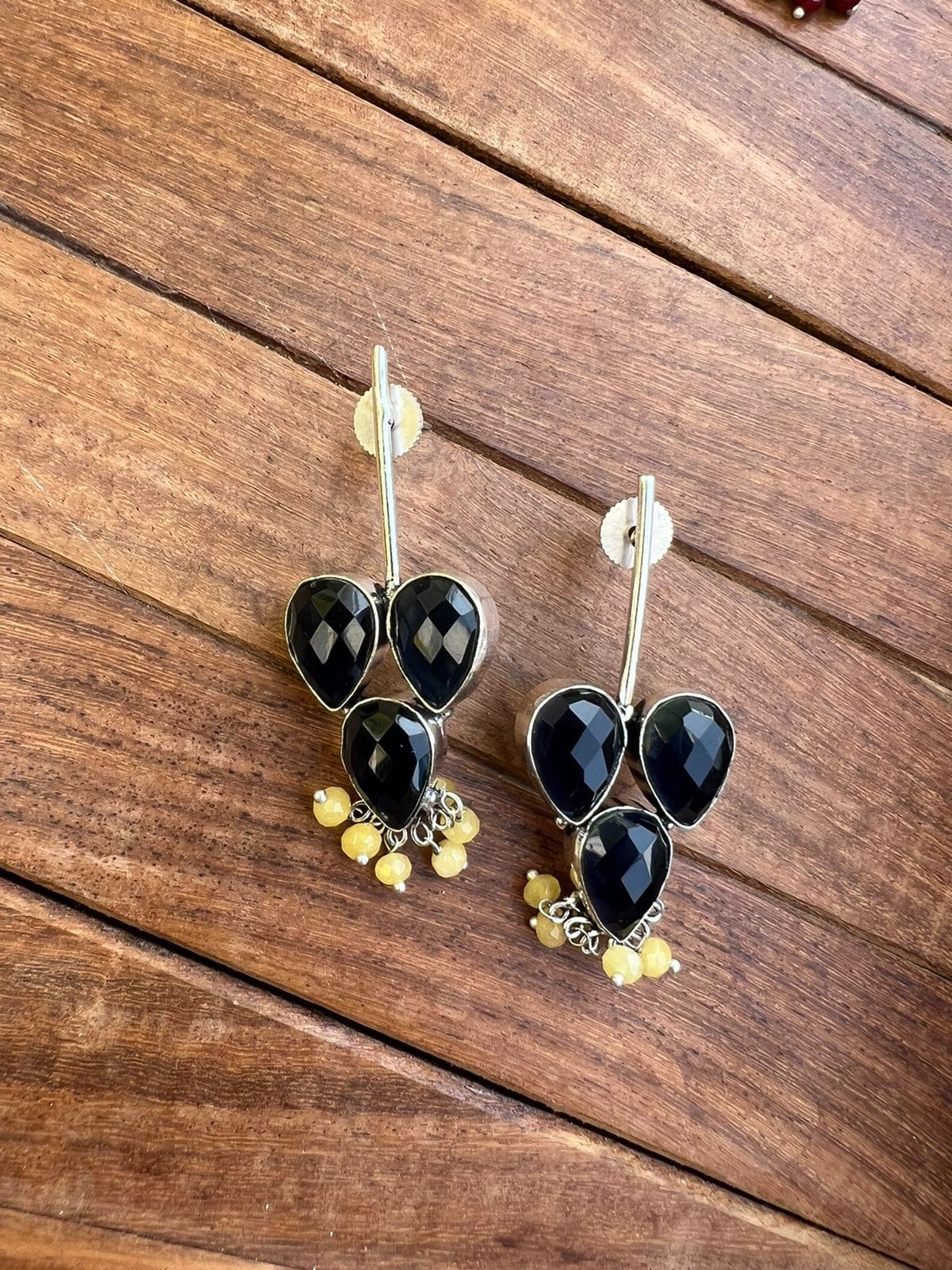 Three stone stylish drops