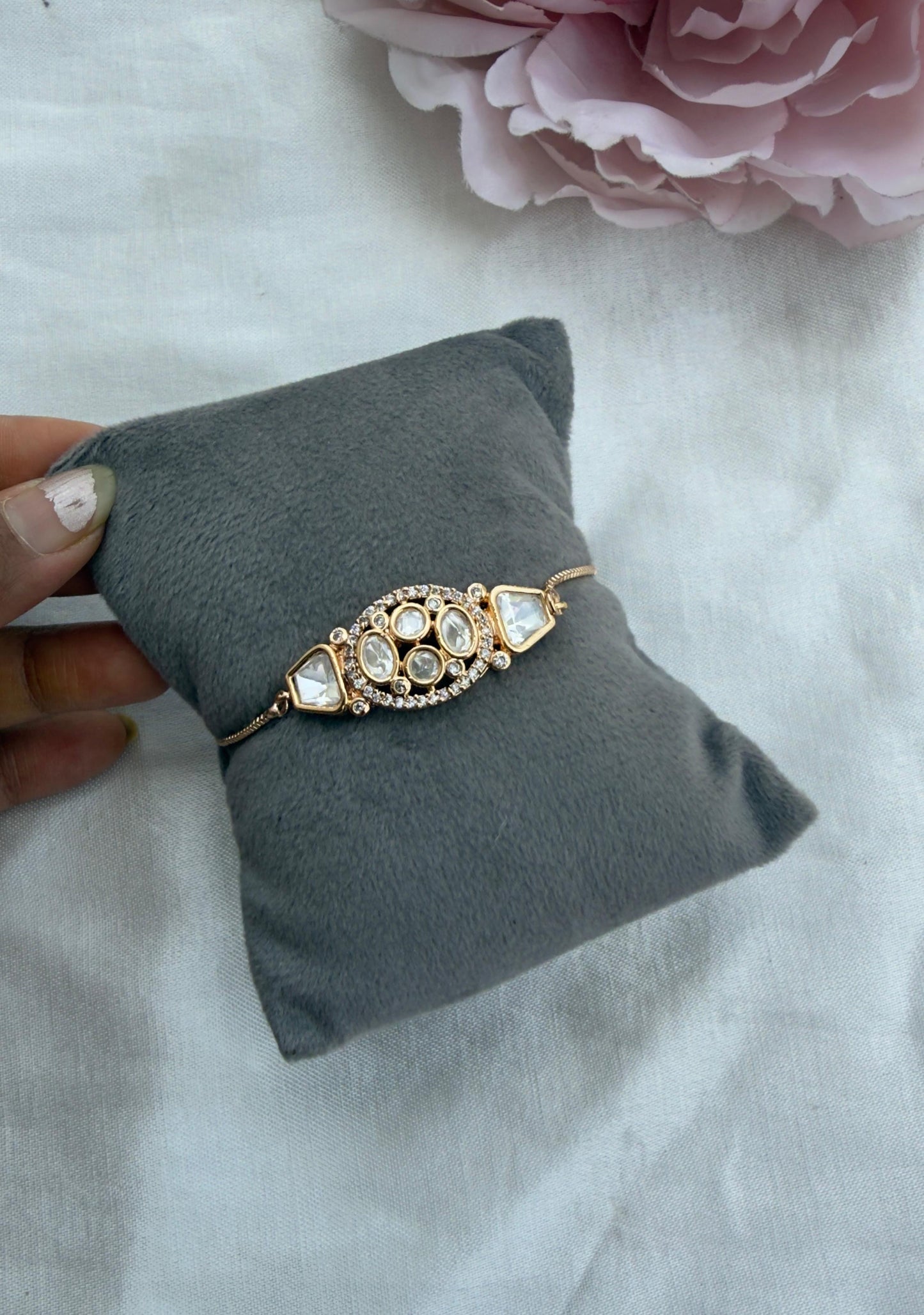 Polki adjustable classy bracelet
