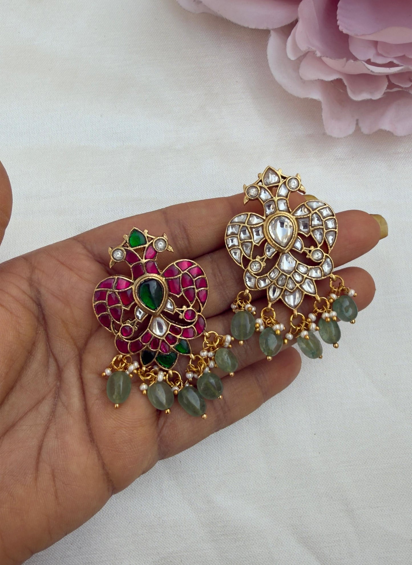 Ganda berunda ( garuda)medium size real kundan locket