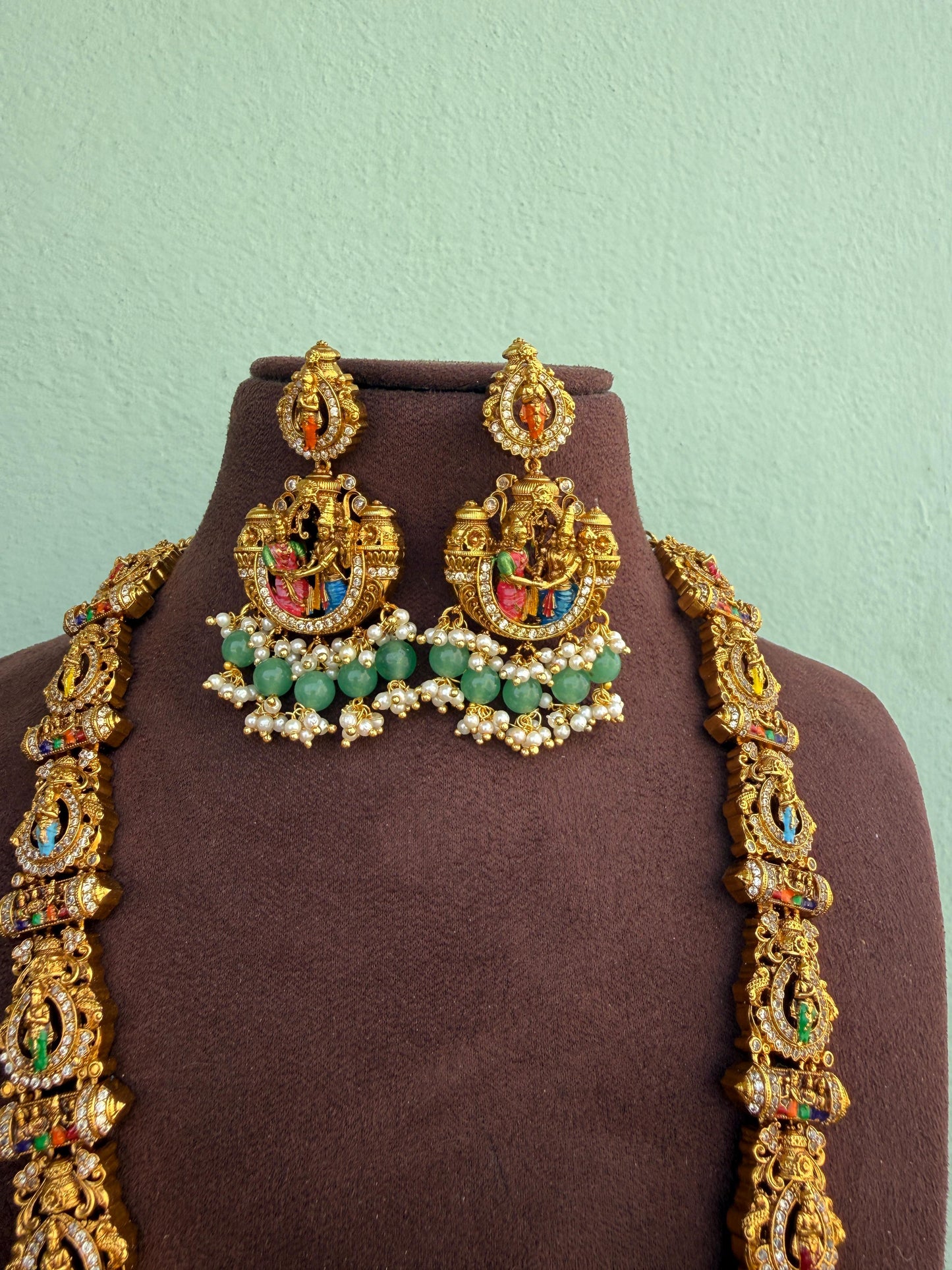 Srinivas kalyanam long premium necklace