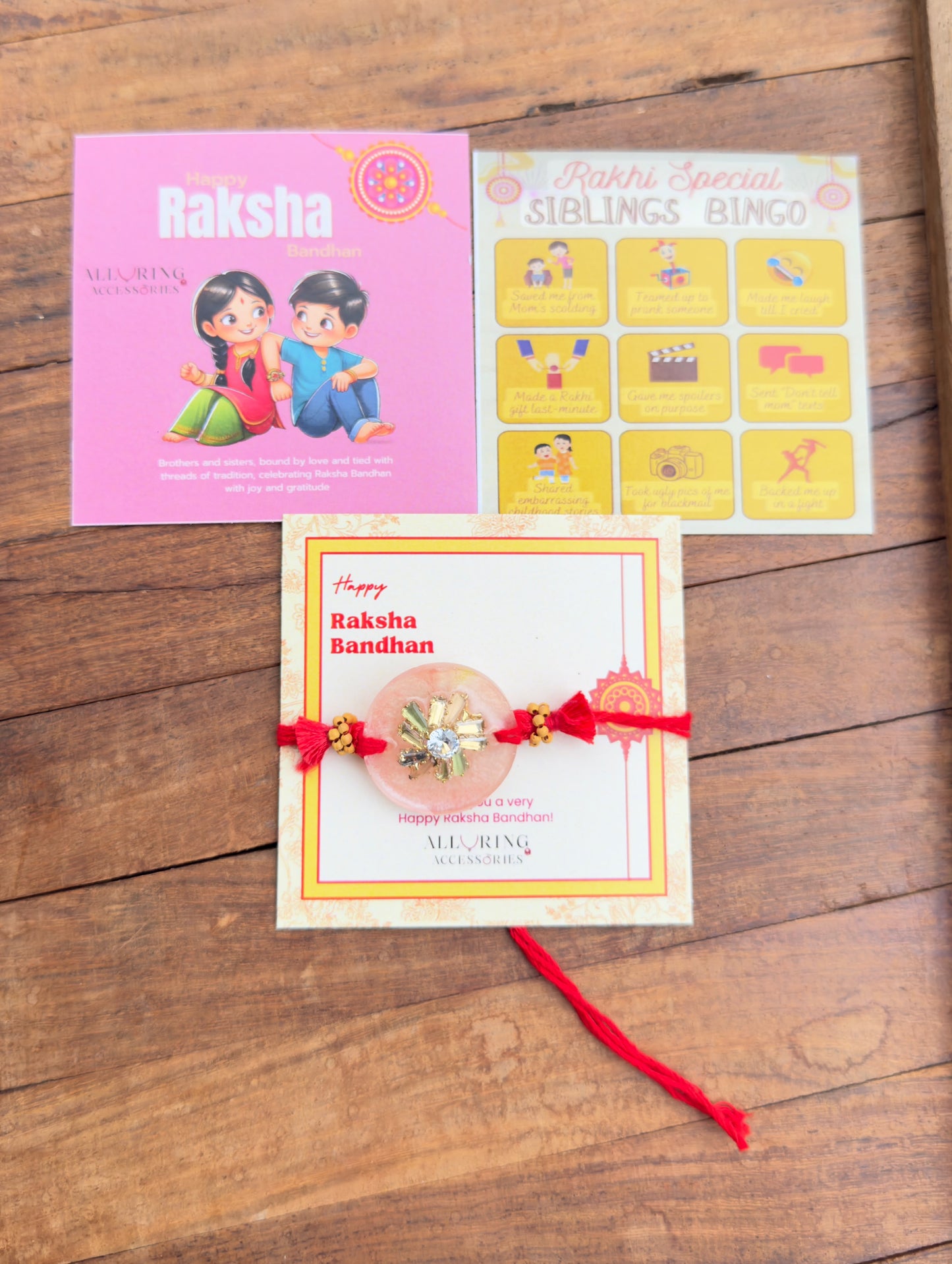 Flower Resin Rakhi