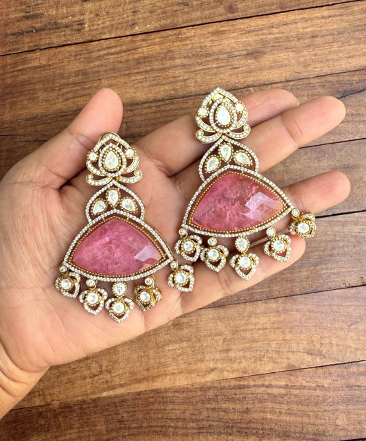 Designer doublet stone heavy chandbalis