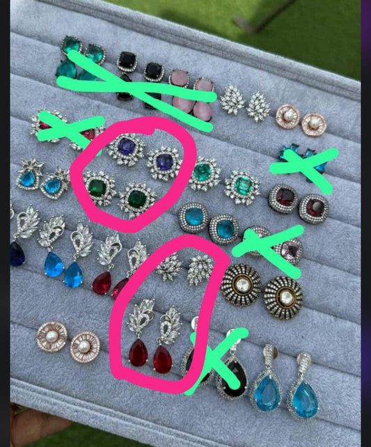 Four pair 499rs studs sale