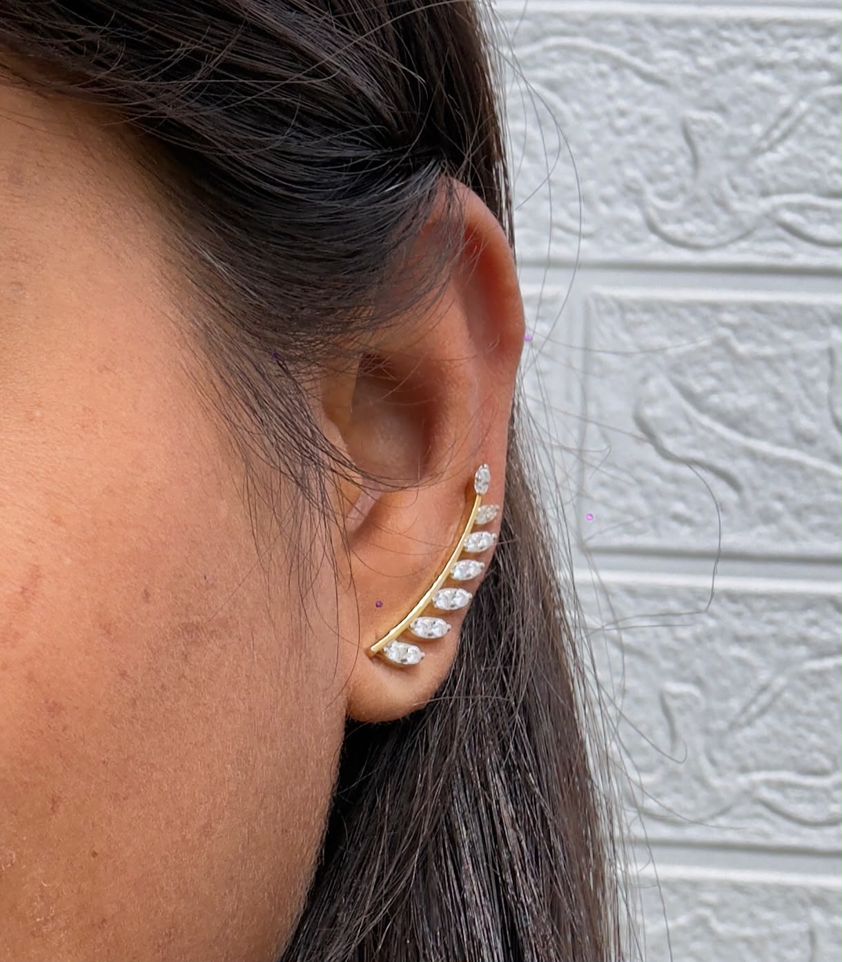 Affordable Sterling Silver Stone earcuffs
