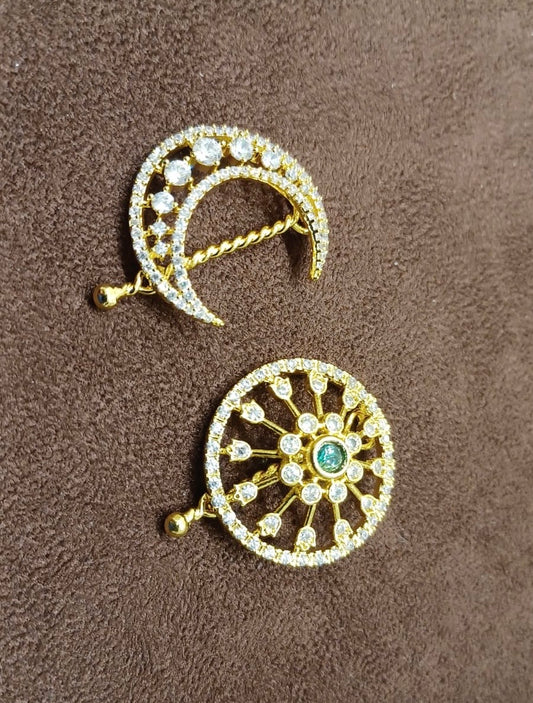 499 sun moon hair accessory(suryudu chandrudu)
