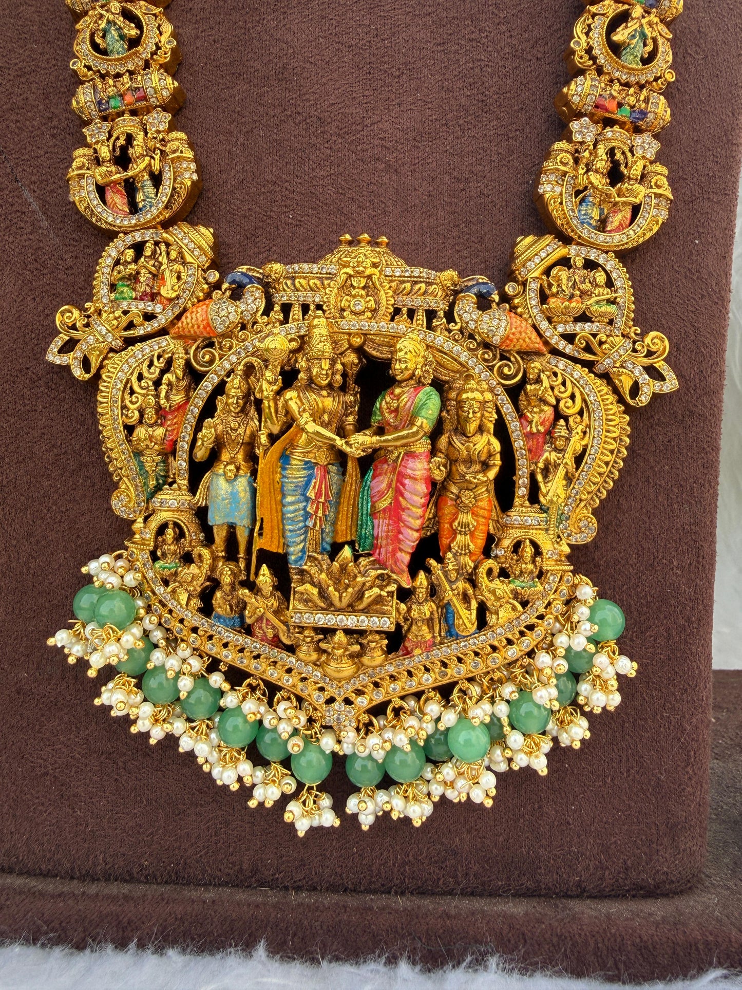 Srinivas kalyanam long premium necklace