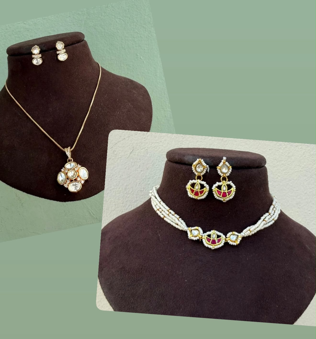 Rakhi special traditional and classy necklace combo