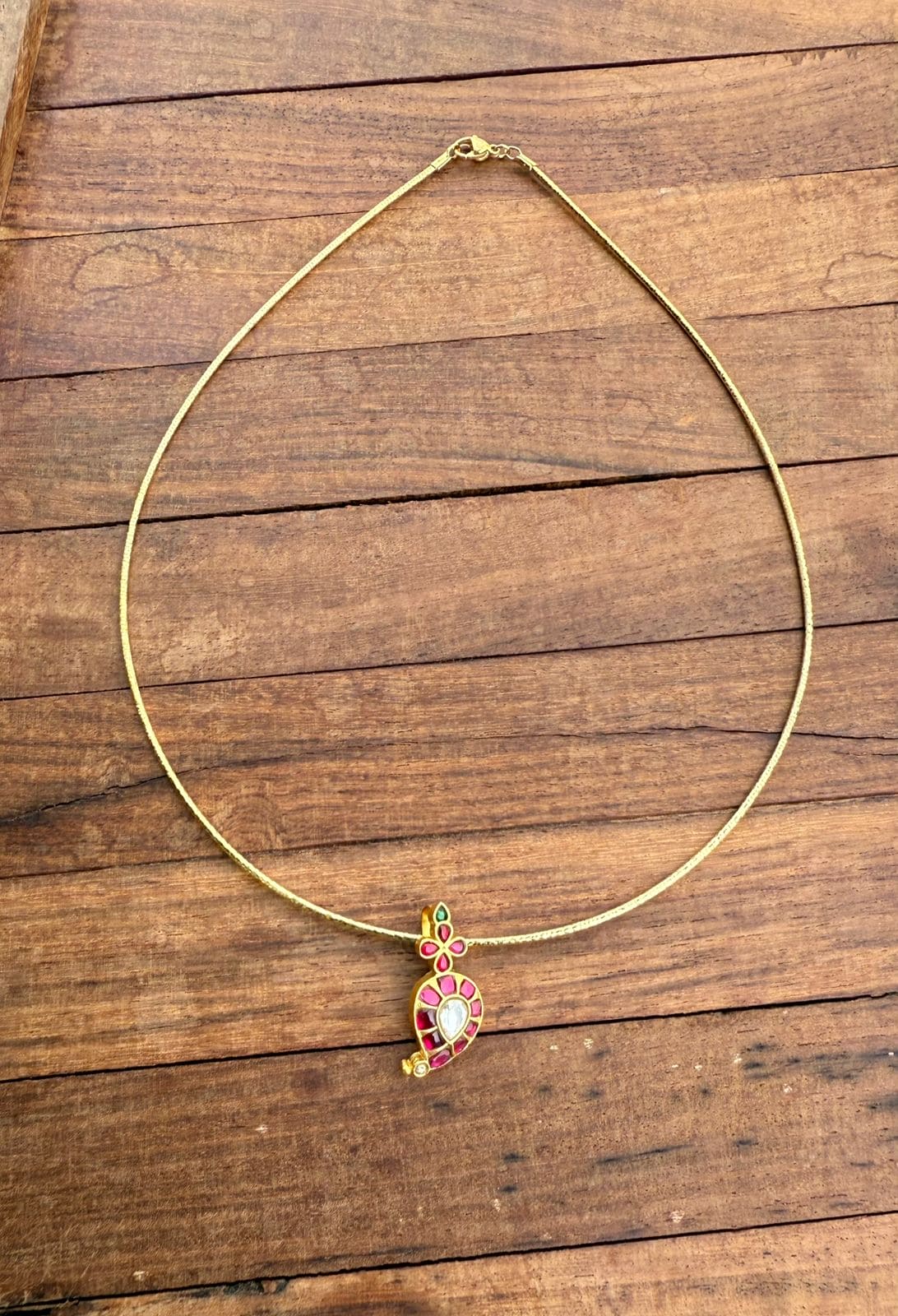 Mango real kundan locket in different ways