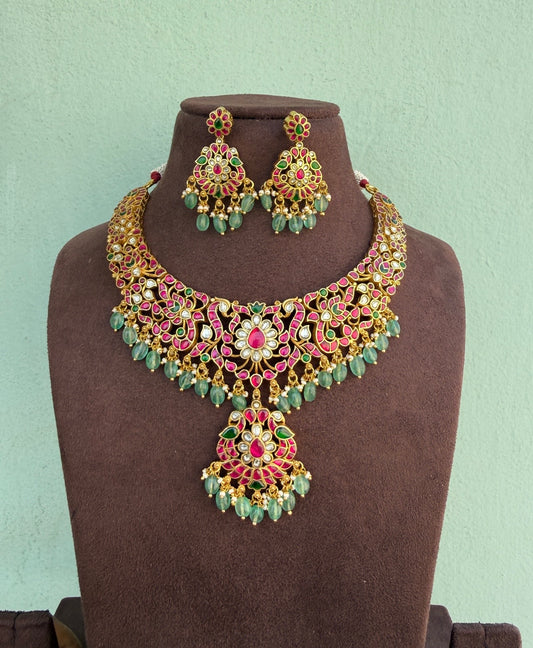 real kundan jadau bridal necklace 5