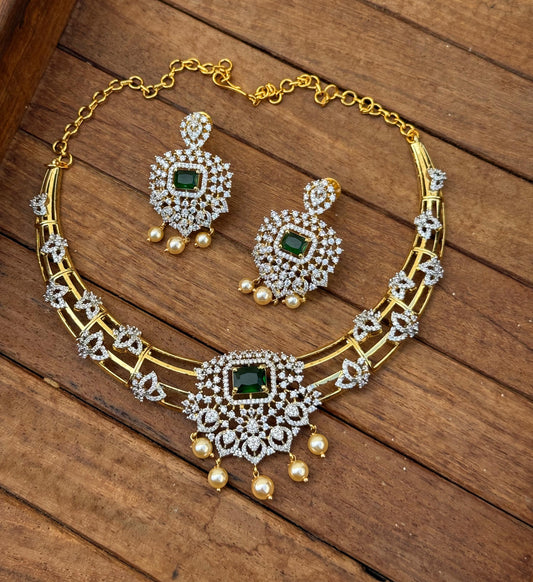 Kante butterfly embossed Diamond finish necklace