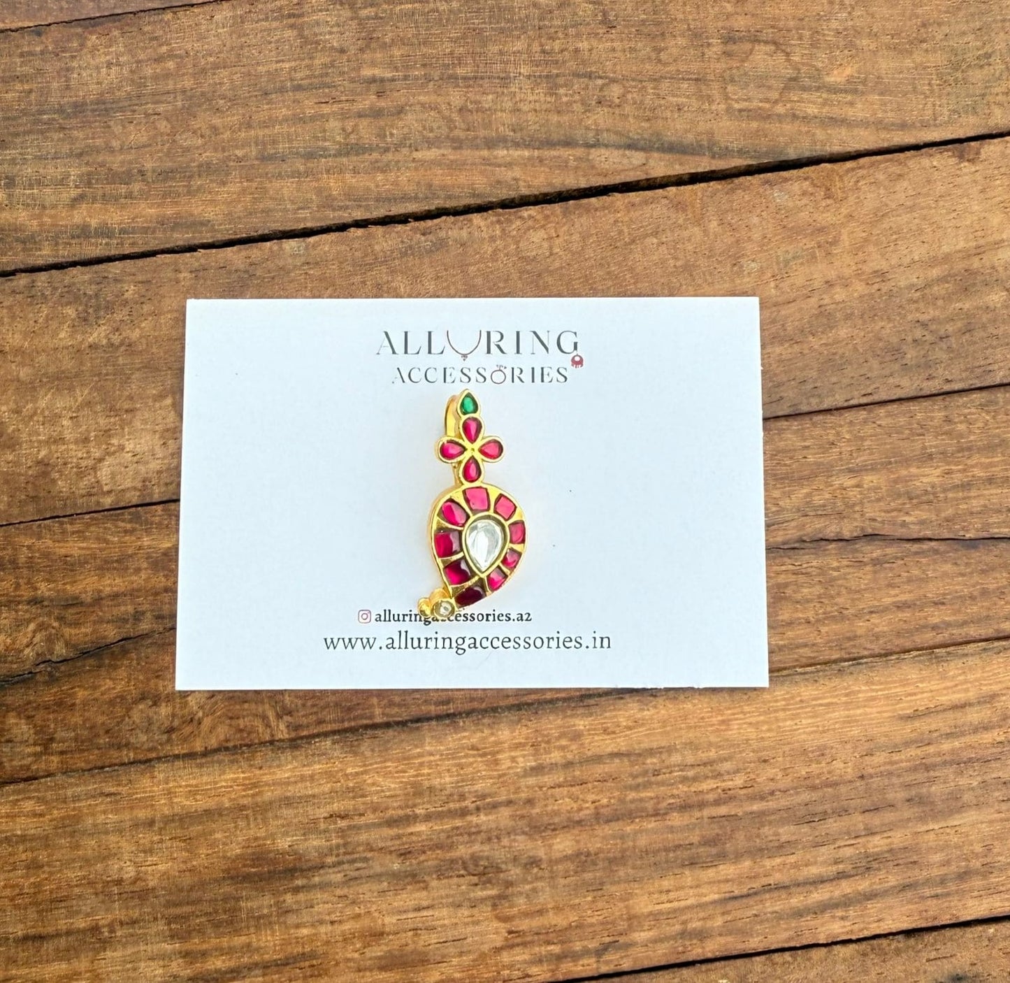 Mango real kundan locket in different ways