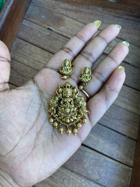 Affordable antique lakshmi locket combo - Alluring Accessories