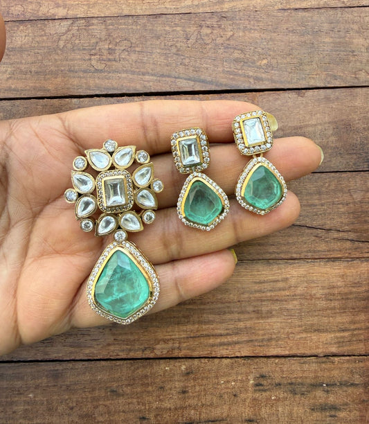 Moissanite locket combo 1999 affordable