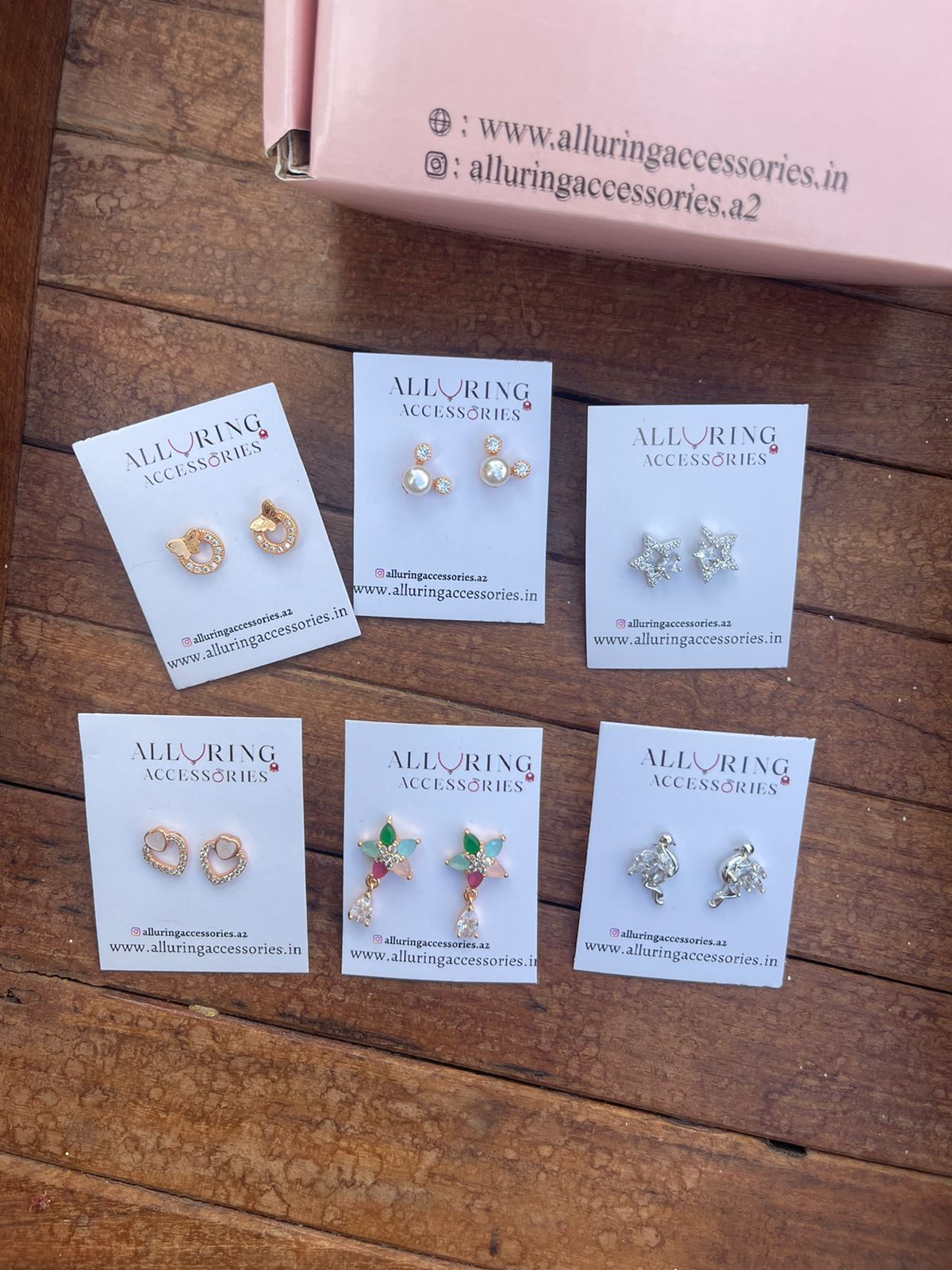 Clearance sale six studs - Alluring Accessories