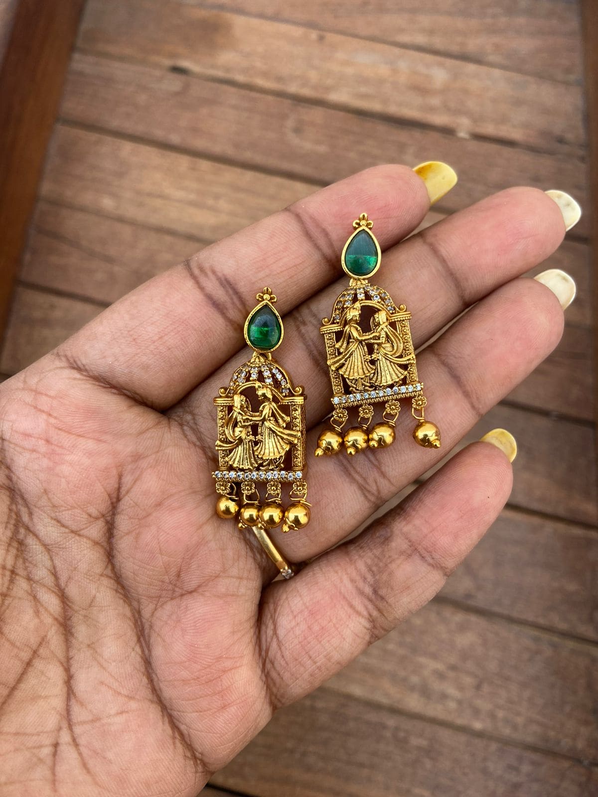 Couple traditional designer earrings - Alluring Accessories