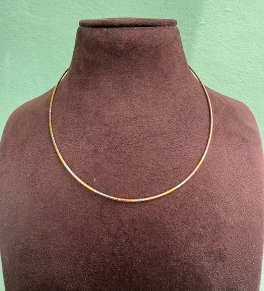 Tri coloured italian chain