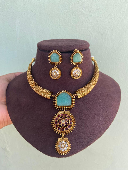 Pastel kante necklace