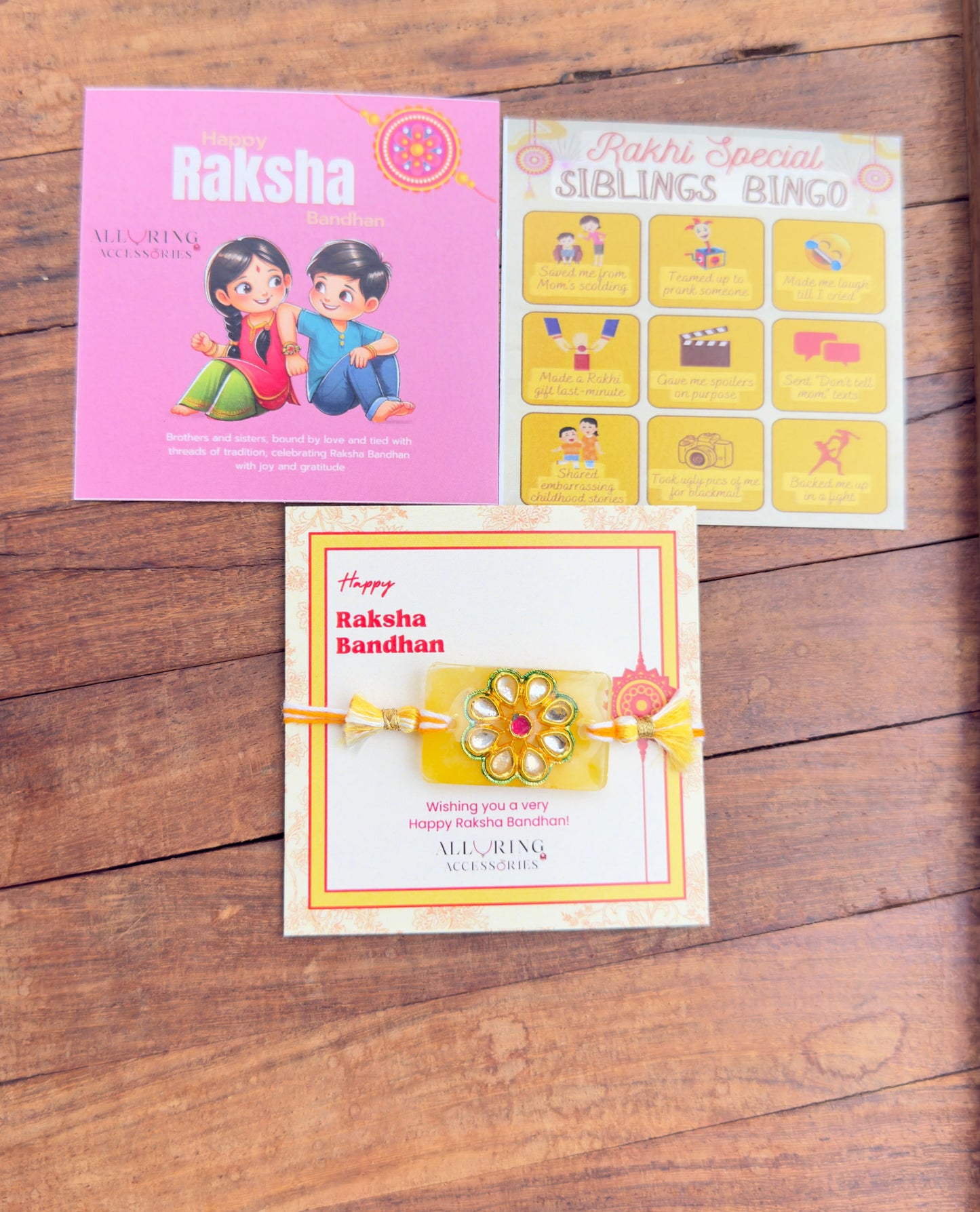 Flower Resin Rakhi