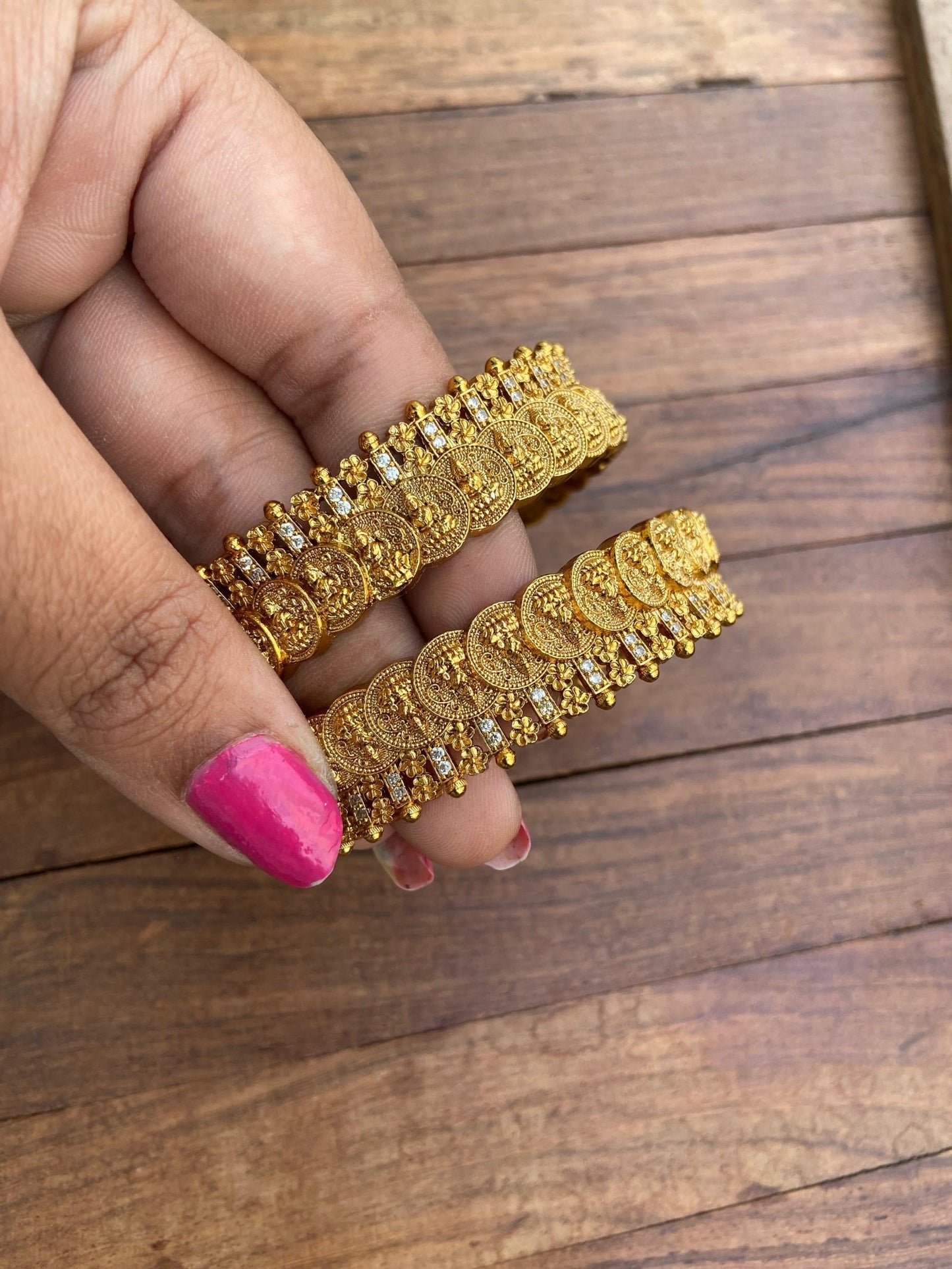 Lakshmi kasu affordable bangles - Alluring Accessories