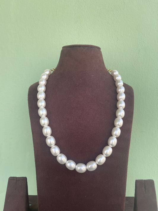 Premium quality mother pearl beads mala - Alluring Accessories