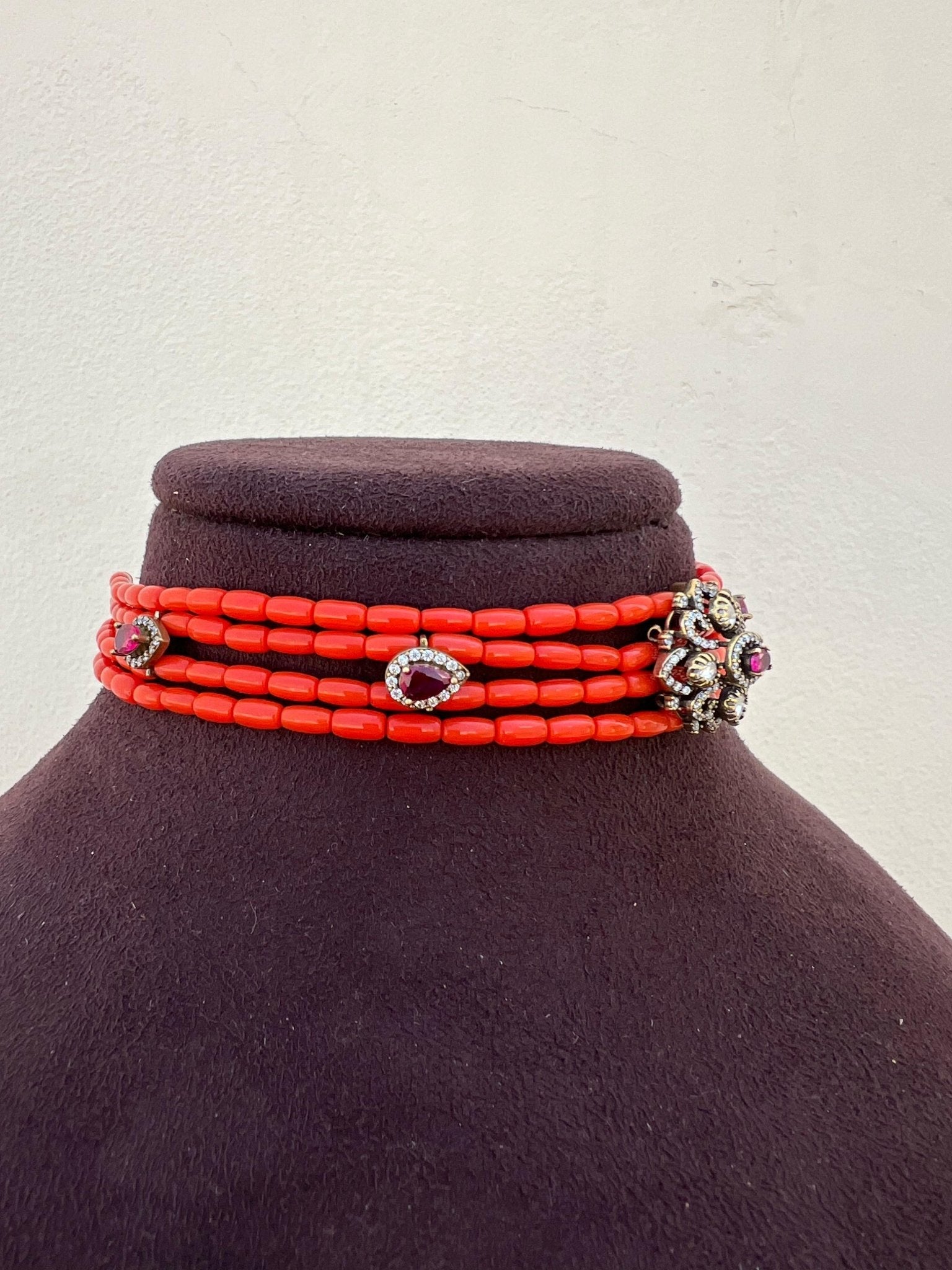 Stylish Affordable moissanite victorian choker design2 - Alluring Accessories