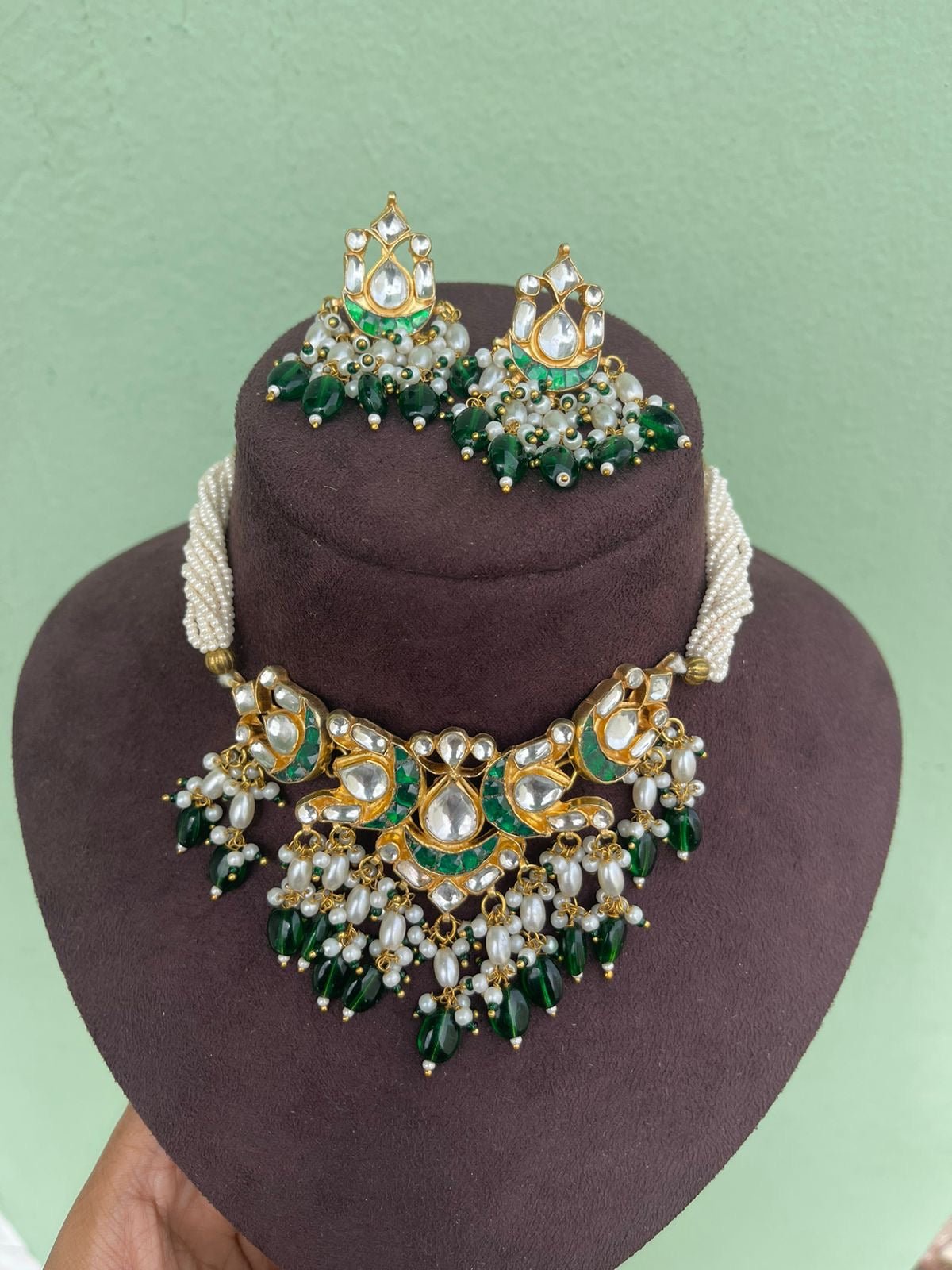 Suma wearings ahmedabadi choker with earrings - Alluring Accessories