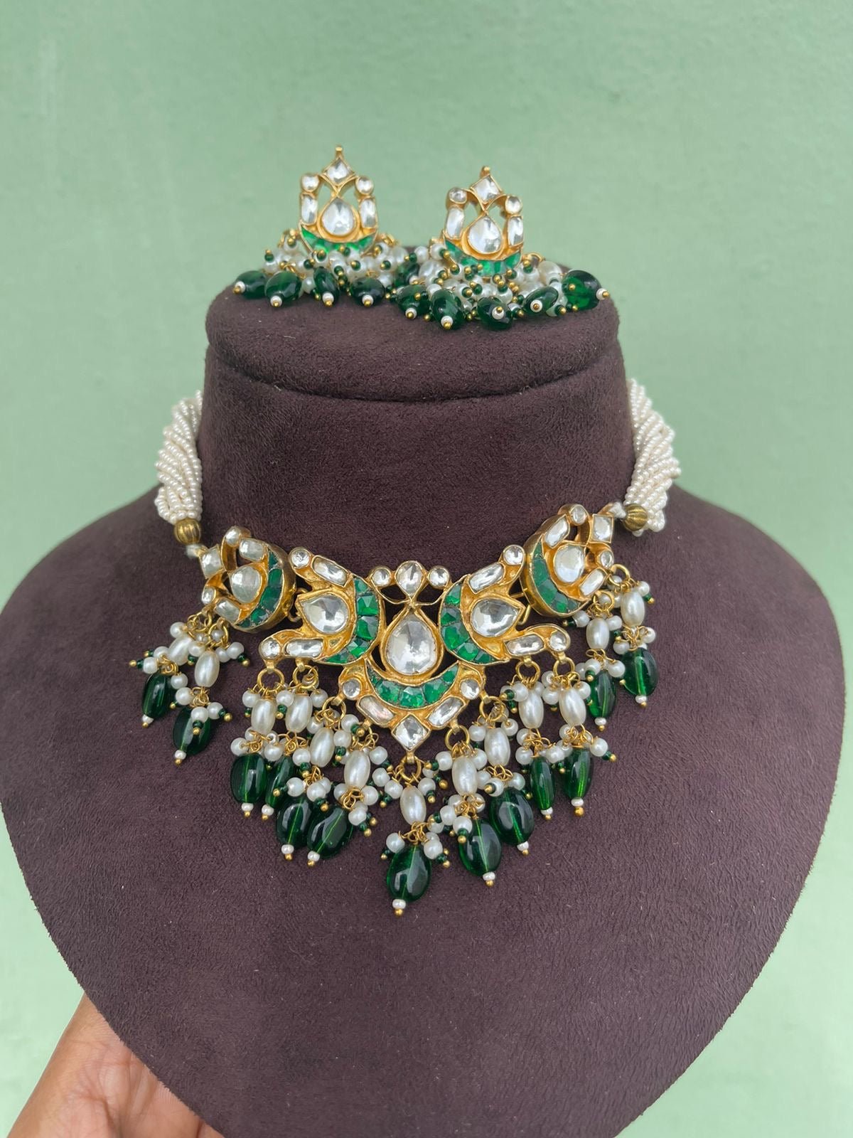 Suma wearings ahmedabadi choker with earrings - Alluring Accessories