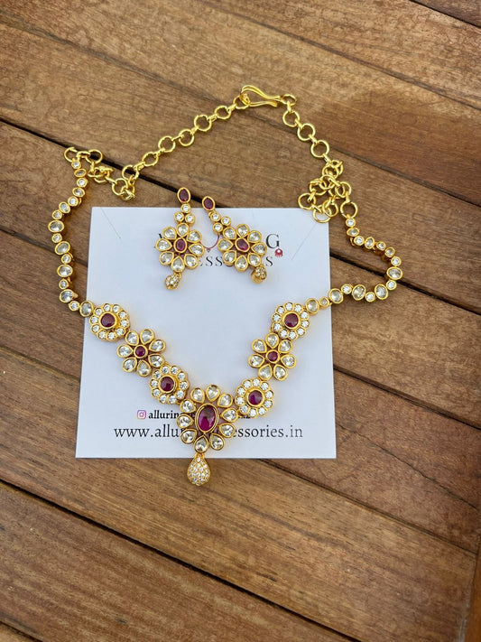 999 affordable uncut diamond necklace - Alluring Accessories