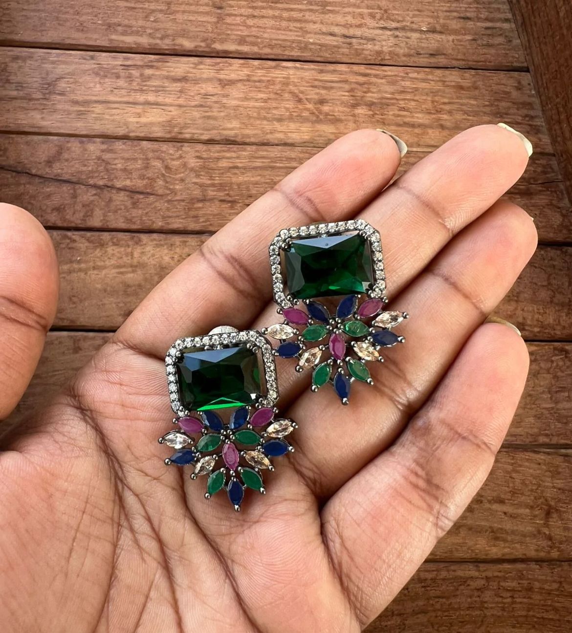 Affordable zircon earrings - Alluring Accessories